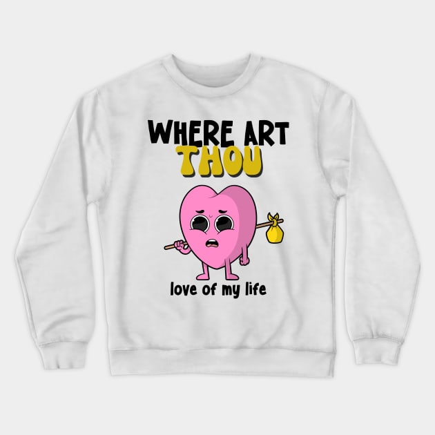 Where art thou, Never give up Crewneck Sweatshirt by Blended Designs